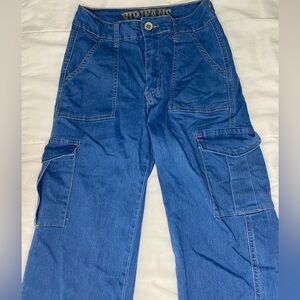 Skinny high rise jeans